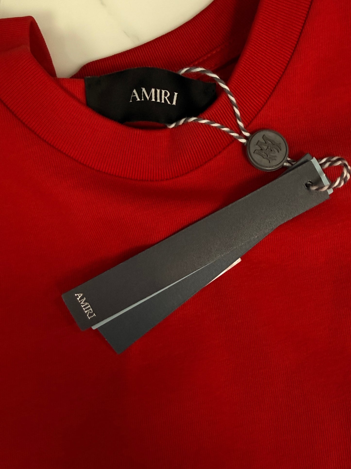 AMIRI Signature Back Logo Red