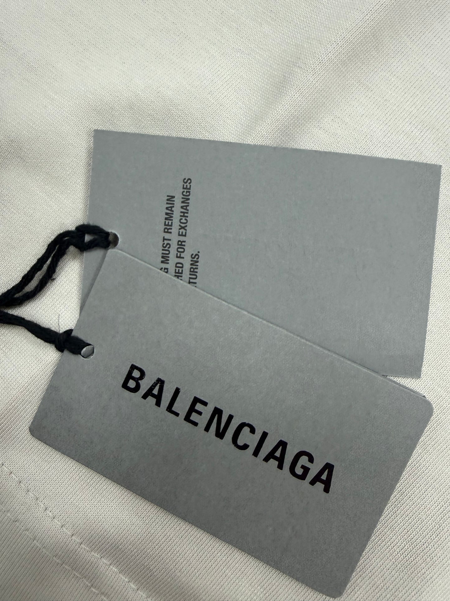 BALENCIAGA T-shirt Logo Medium Fit bianca
