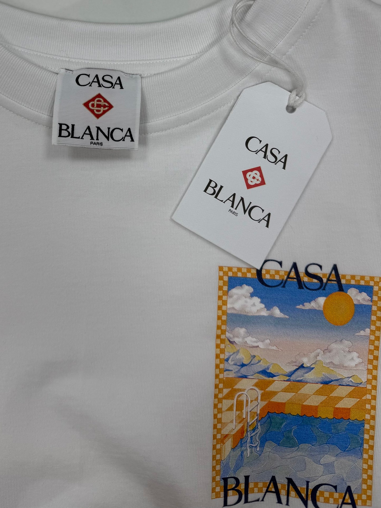 CASABLANCA T-Shirt Surreal Pool