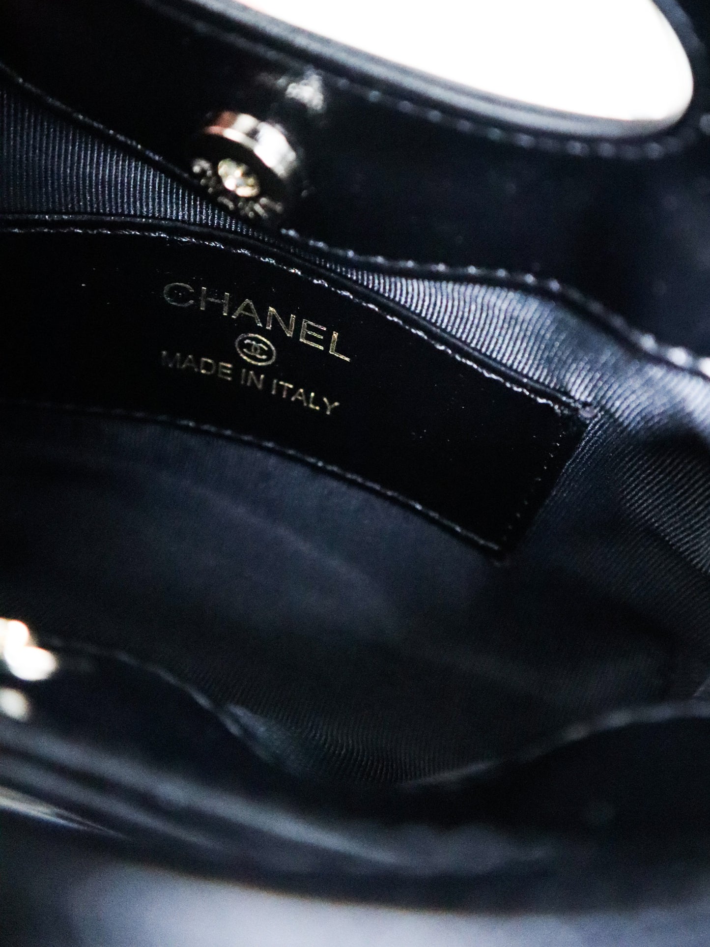CHANEL Borsa Nano a spalla nera