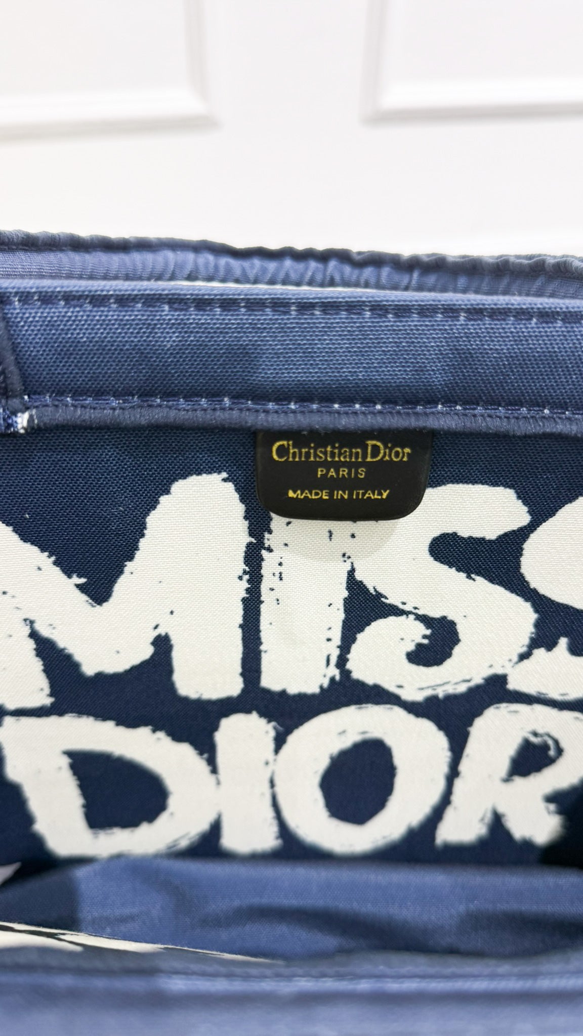 DIOR Borsa Book Tote Miss Dior blu