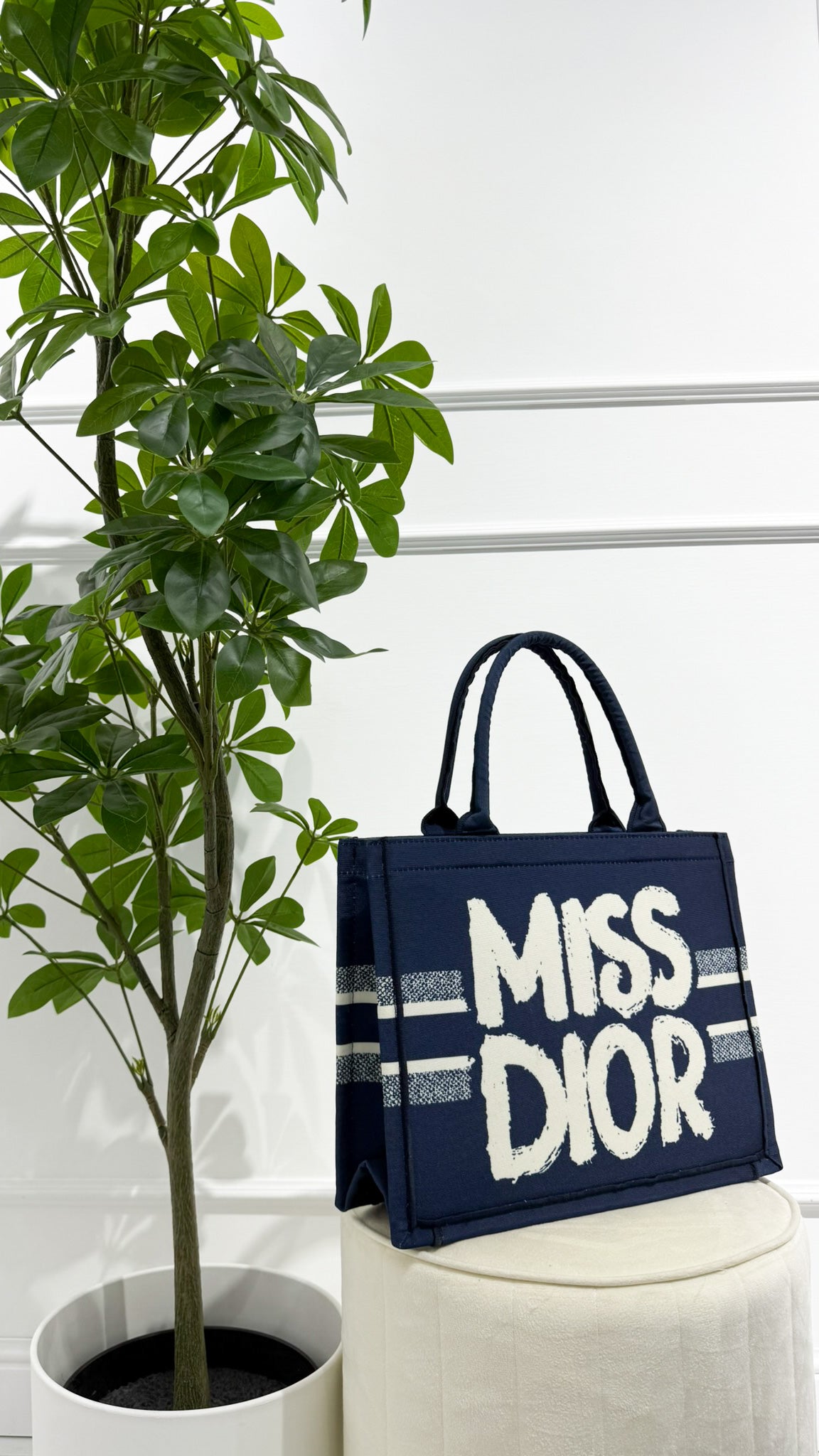 DIOR Borsa Book Tote Miss Dior blu