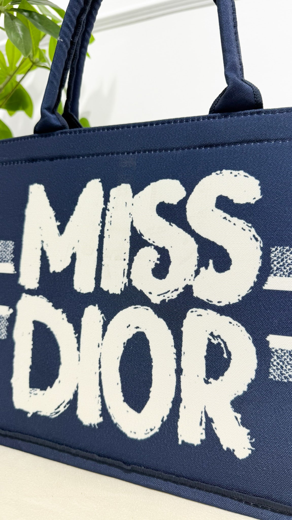DIOR Borsa Book Tote Miss Dior blu