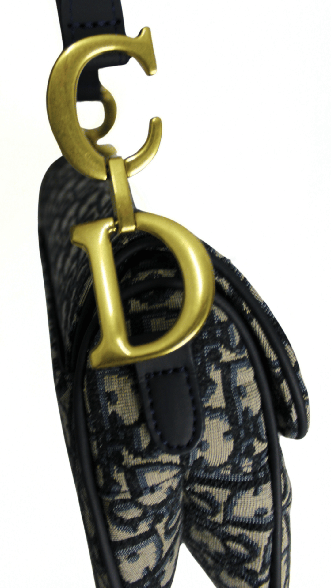 DIOR Borsa Saddle blu