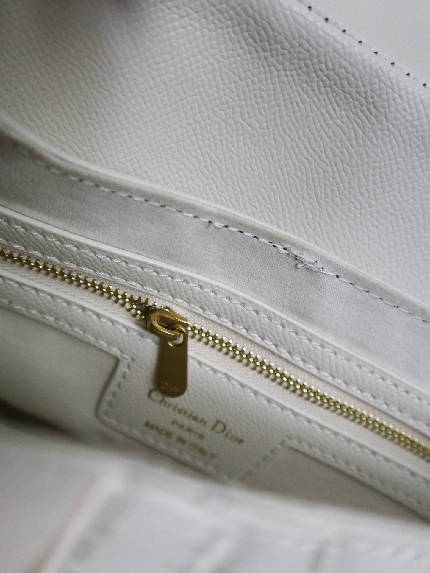 DIOR Borsa a tracolla Saddle bianca