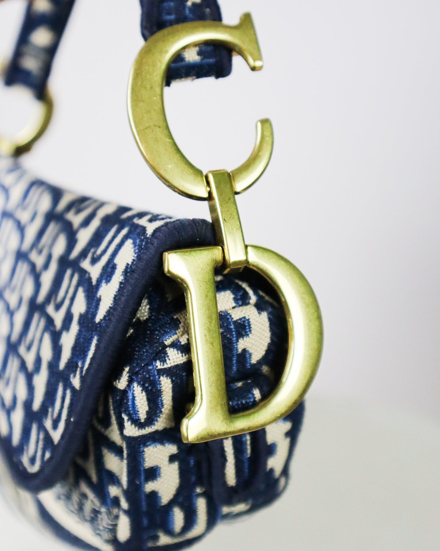DIOR Borsa a tracolla Saddle blu