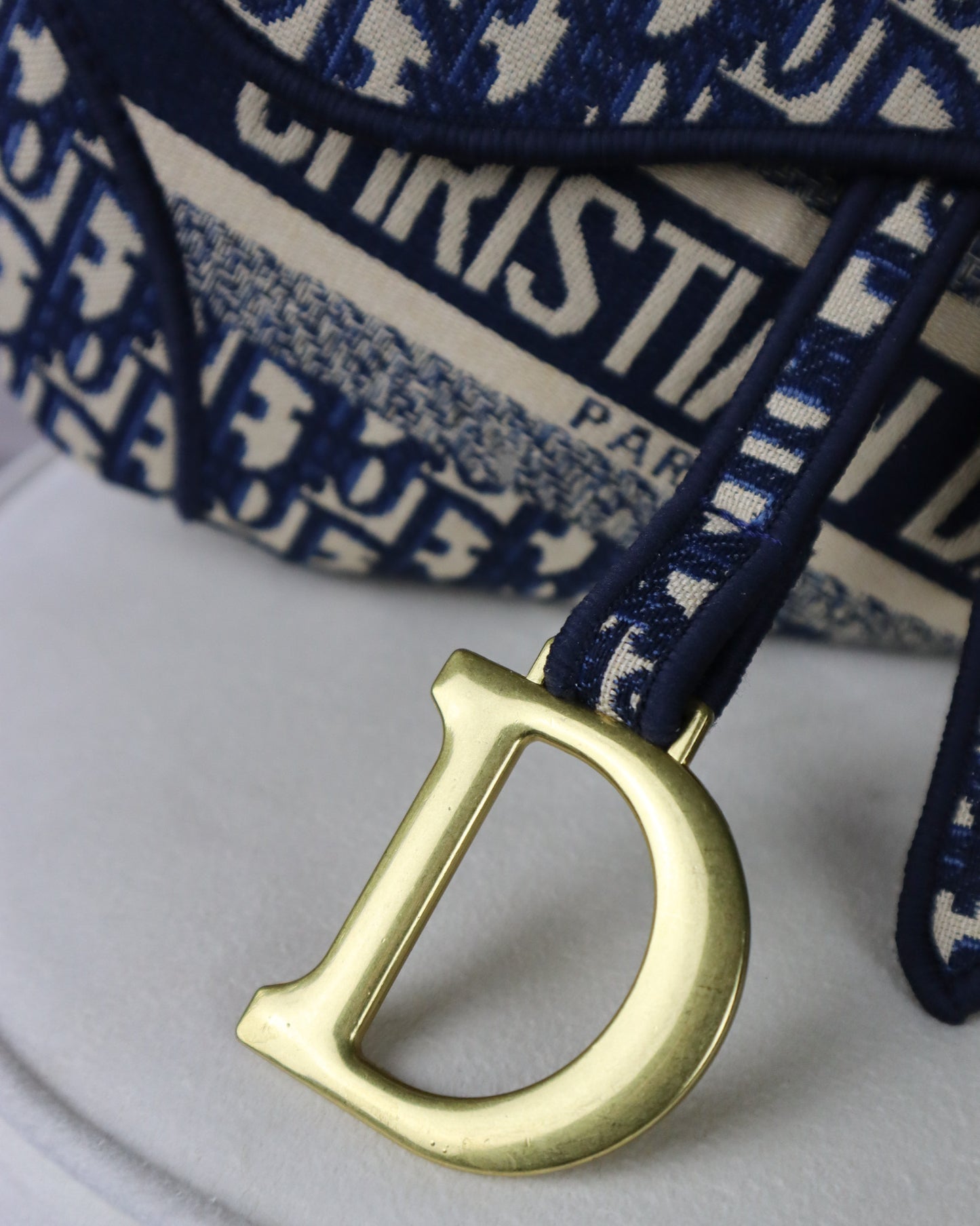 DIOR Borsa a tracolla Saddle blu