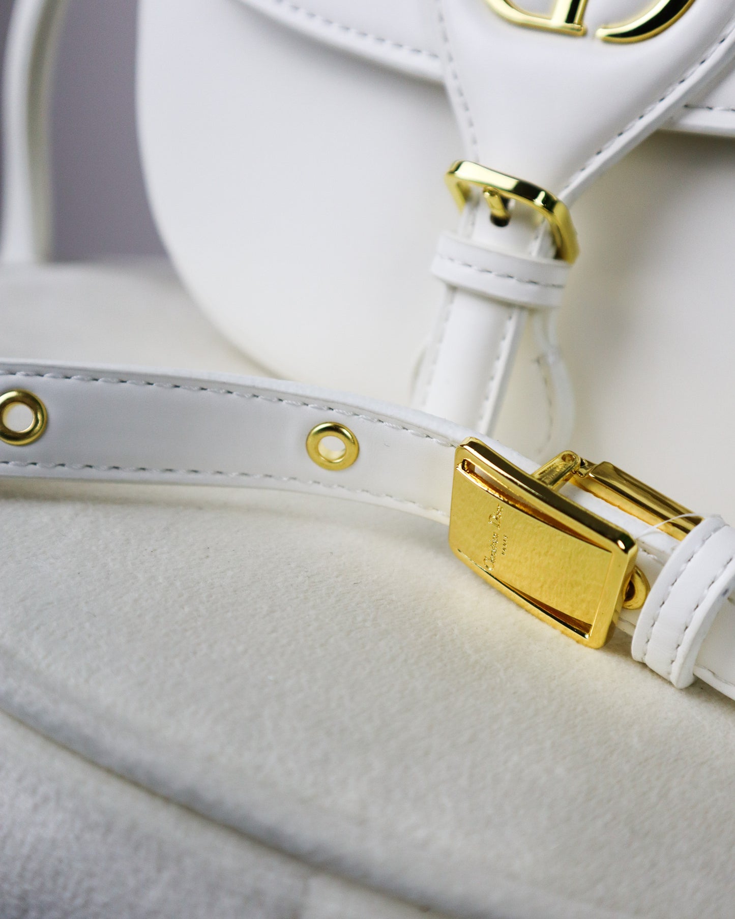 DIOR Borsa media Dior Bobby bianca