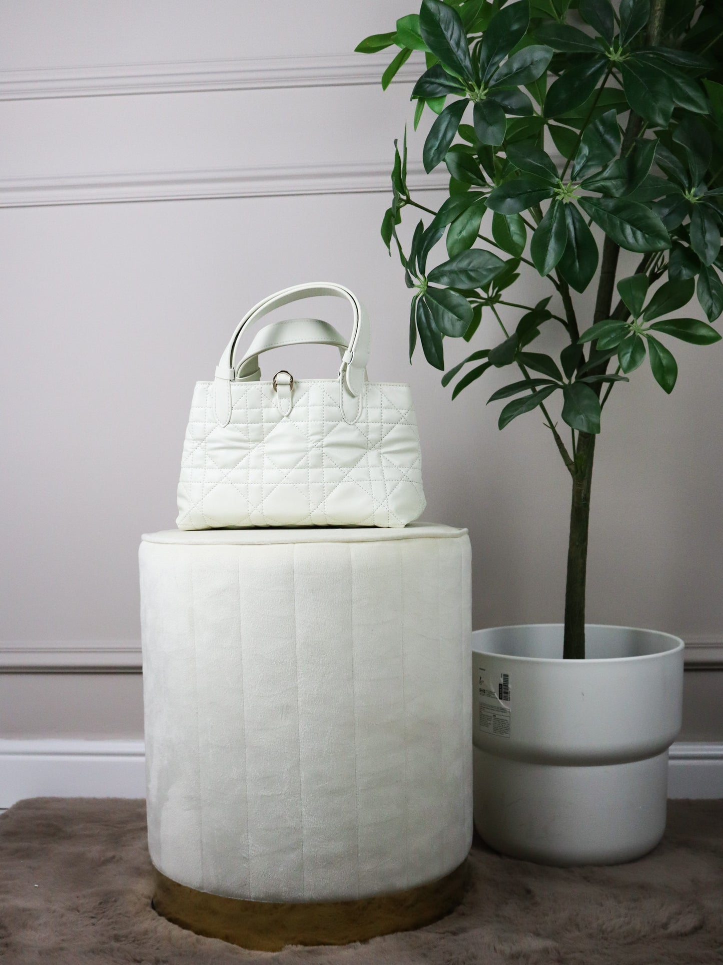 DIOR Borsa media Dior Toujours bianca