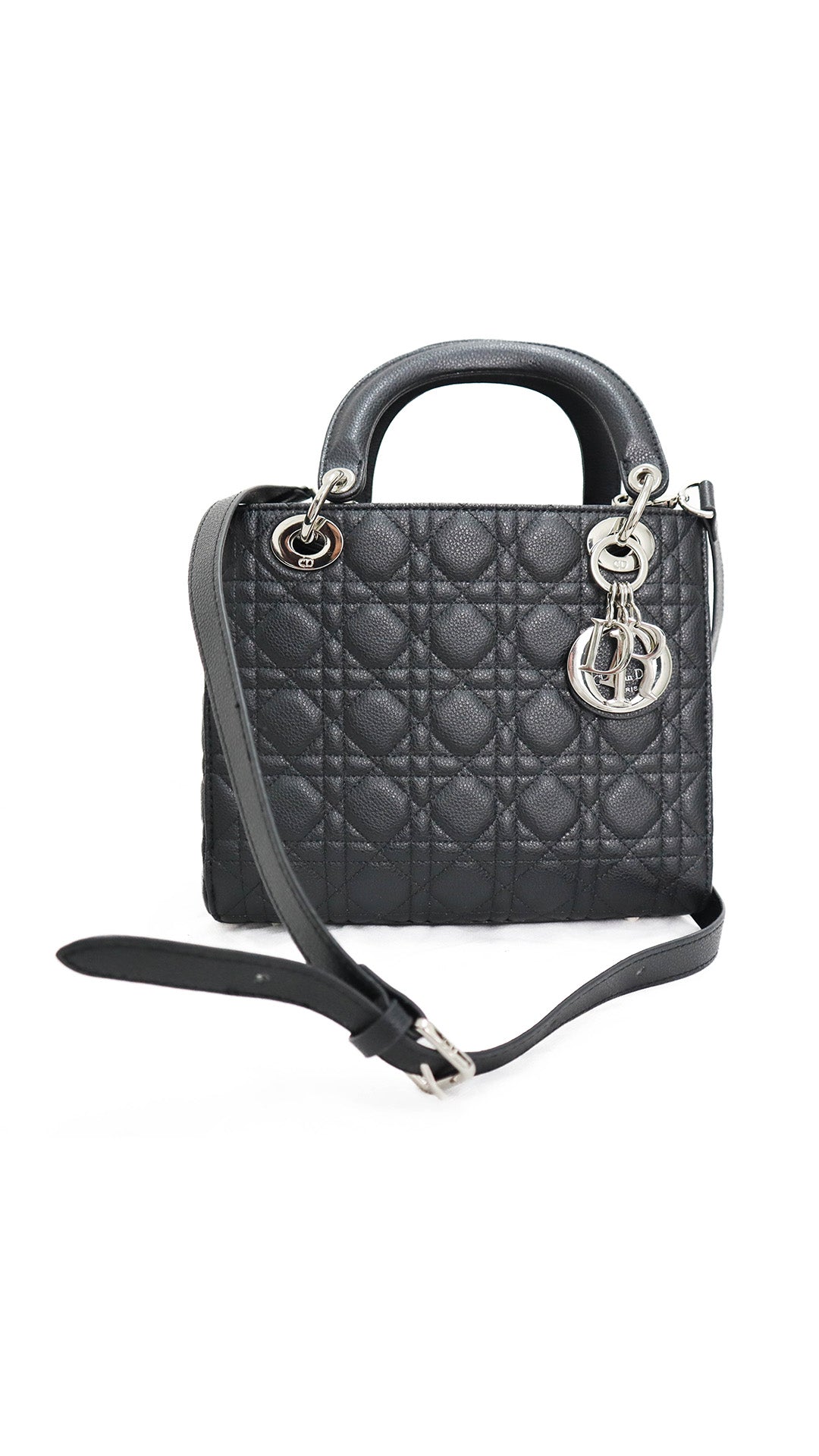 DIOR Borsa media Lady Dior nera