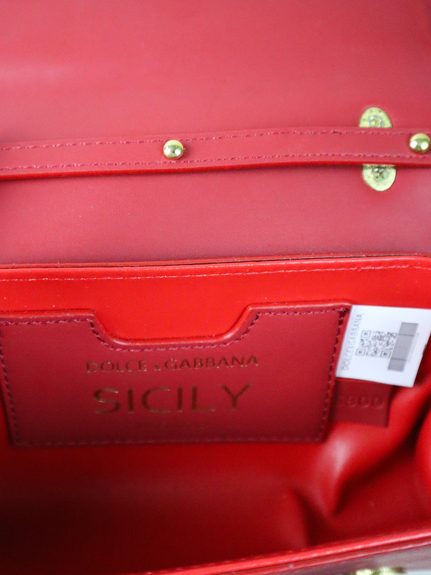 Dolce & Gabbana Borsa a Tracolla DG rossa