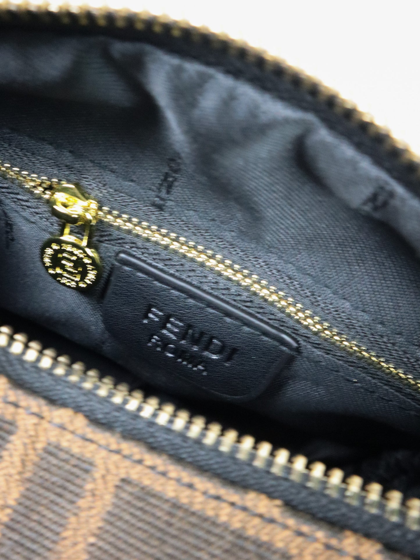 FENDI Borsa Zucca FF Mini Boston