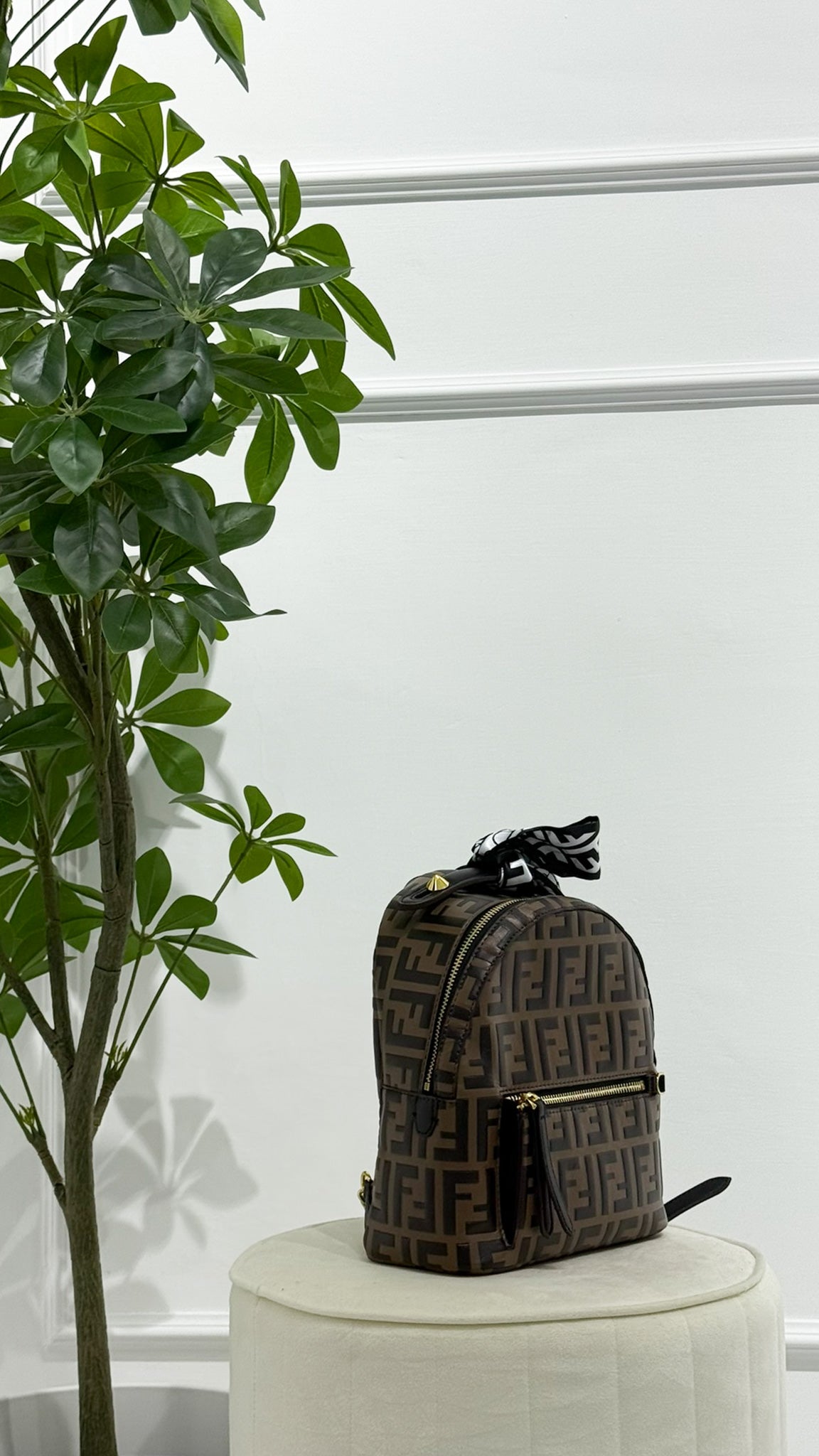FENDI Zaino marrone Mini Zucca
