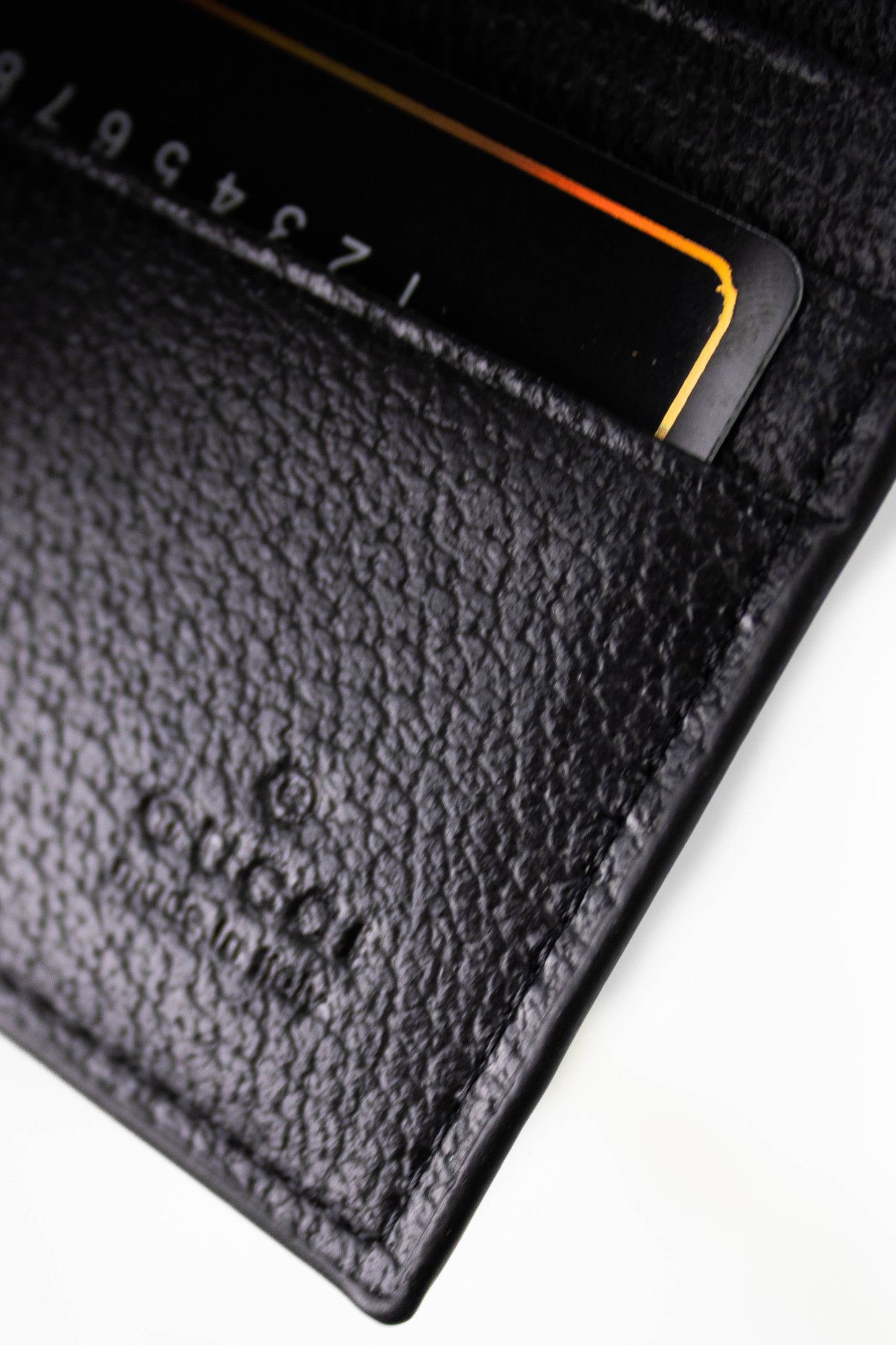 GUCCI Portafogli Animalier leather coin nero