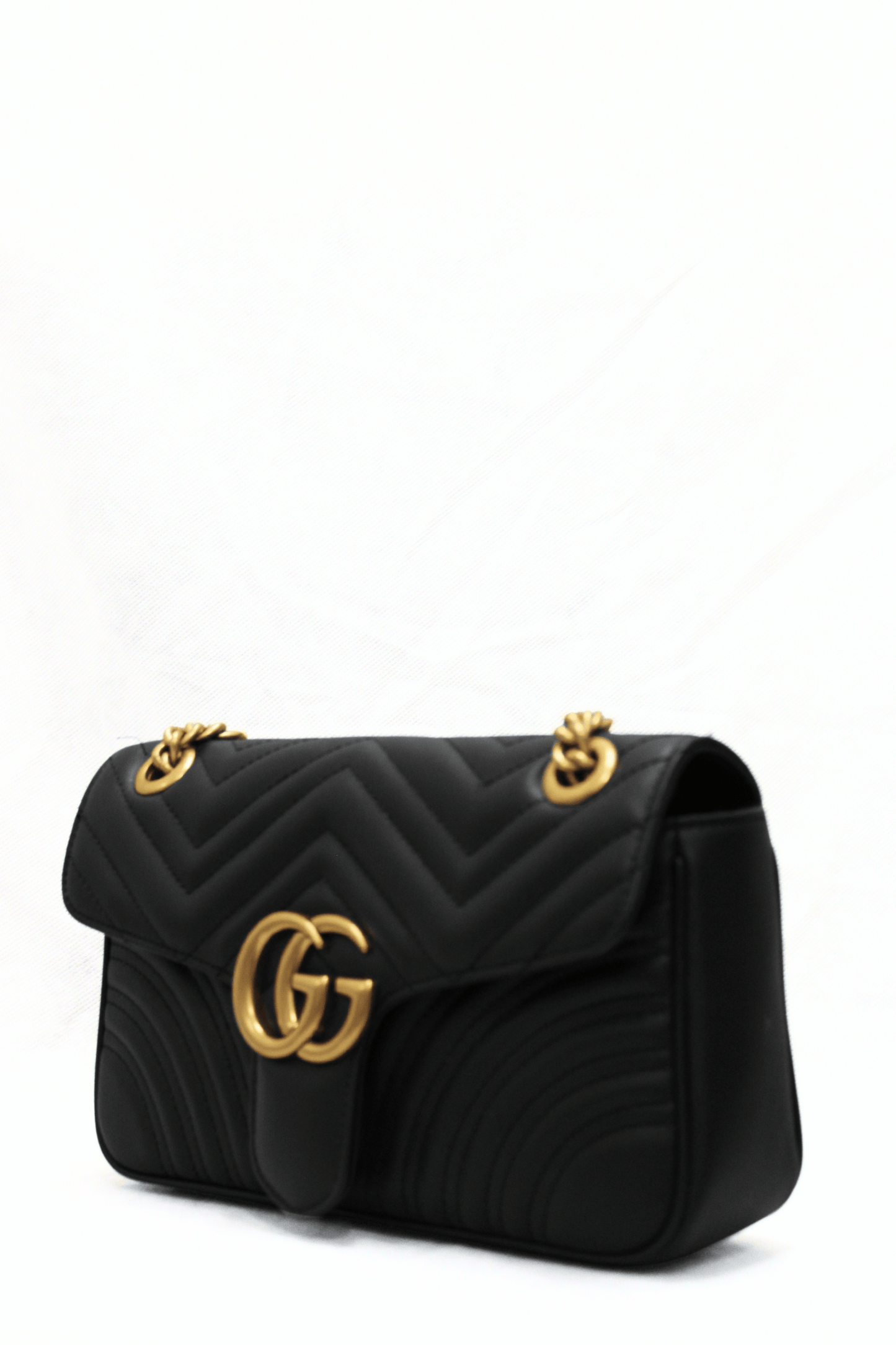 GUCCI Borsa a spalla Marmont nera