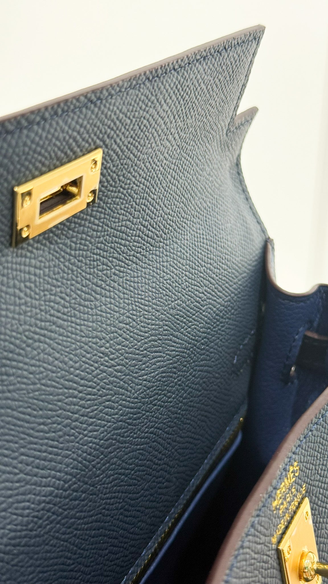 HERMES Borsa Kelly blu