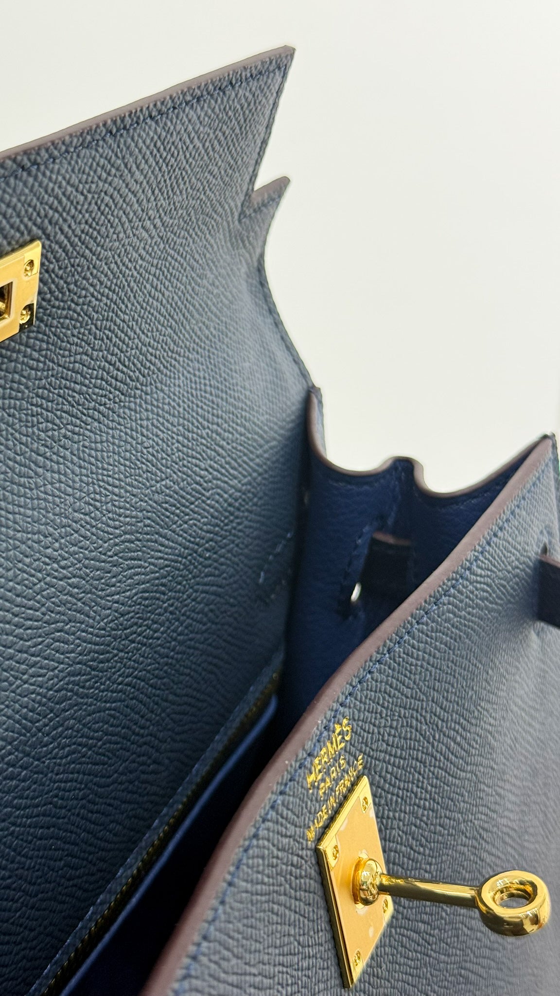 HERMES Borsa Kelly blu