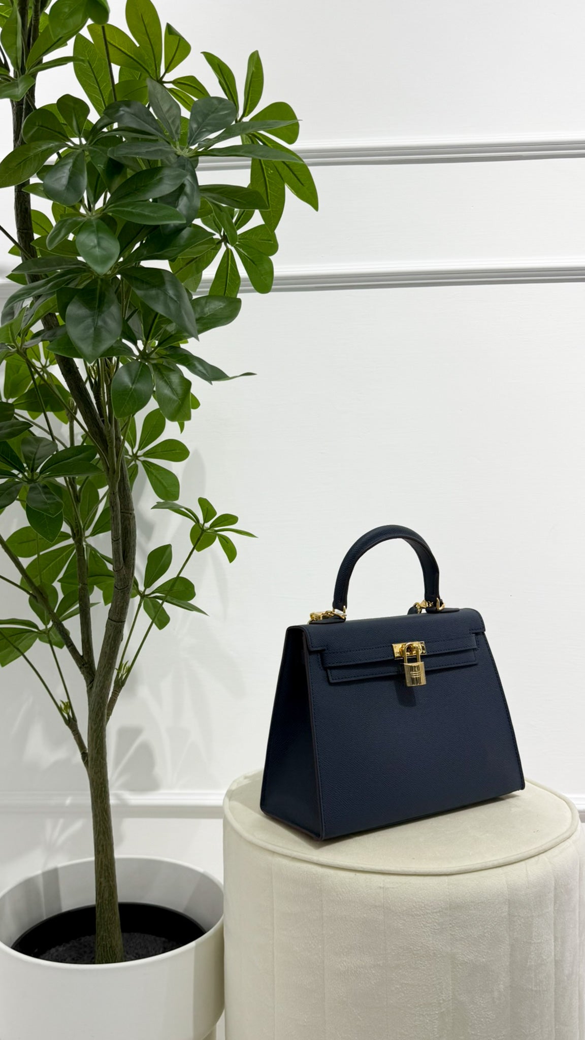 HERMES Borsa Kelly blu