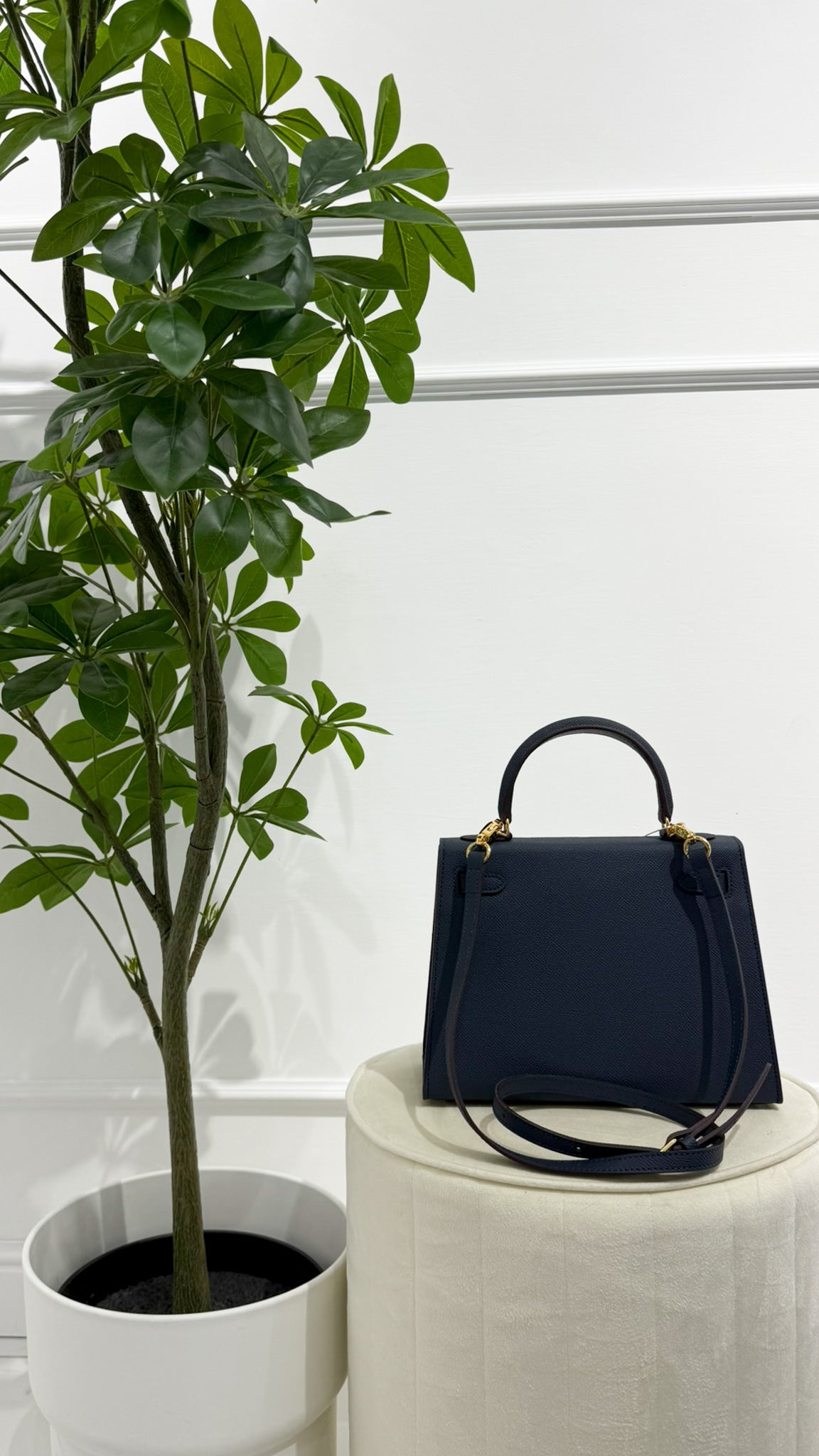HERMES Borsa Kelly blu