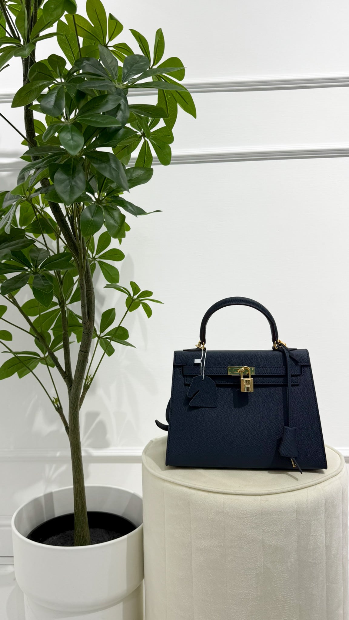 HERMES Borsa Kelly blu