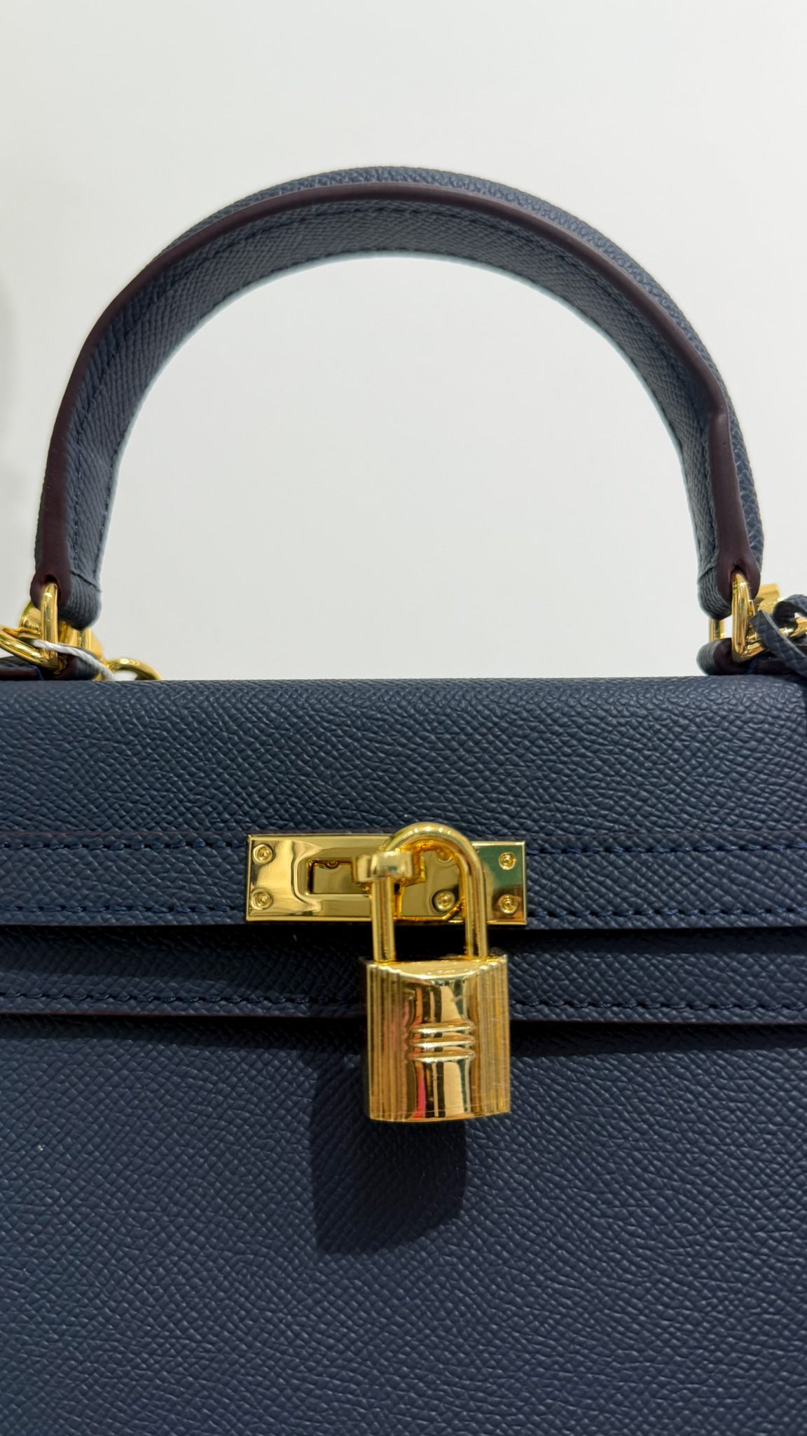 HERMES Borsa Kelly blu