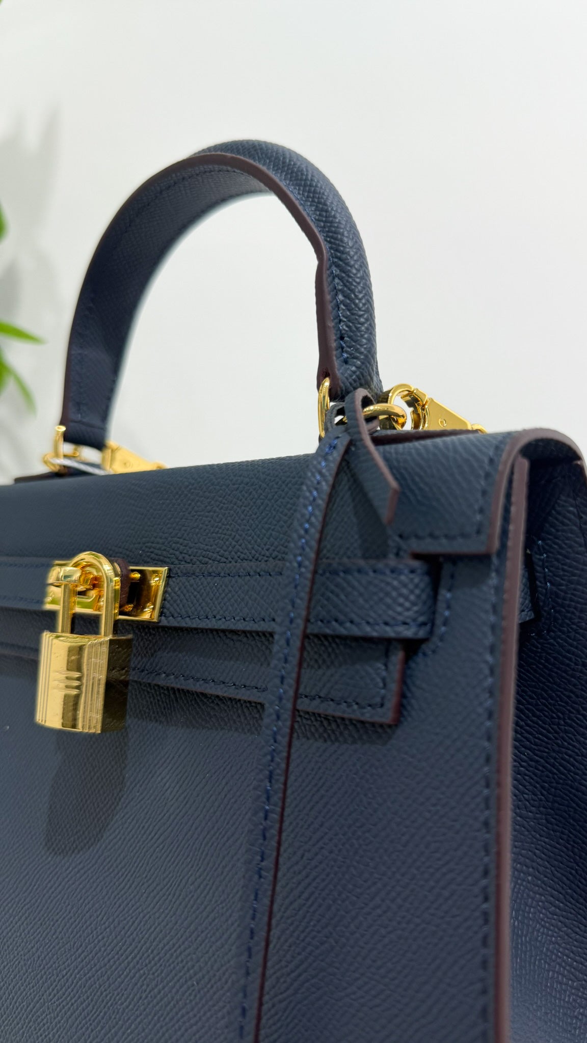 HERMES Borsa Kelly blu