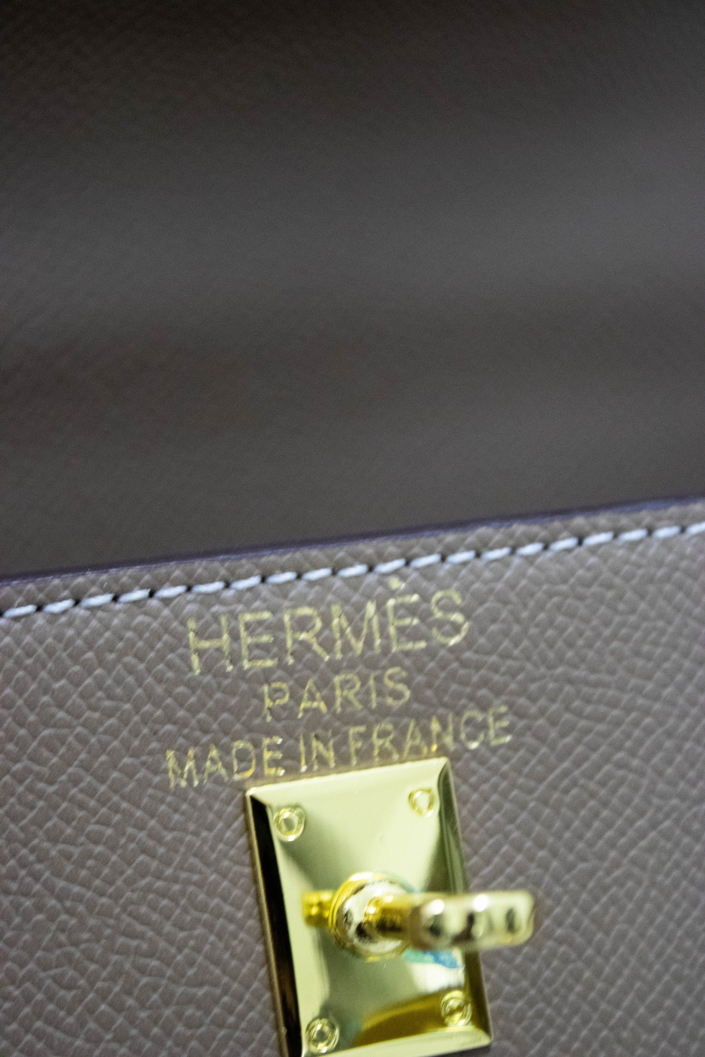 HERMES Borsa Kelly marrone