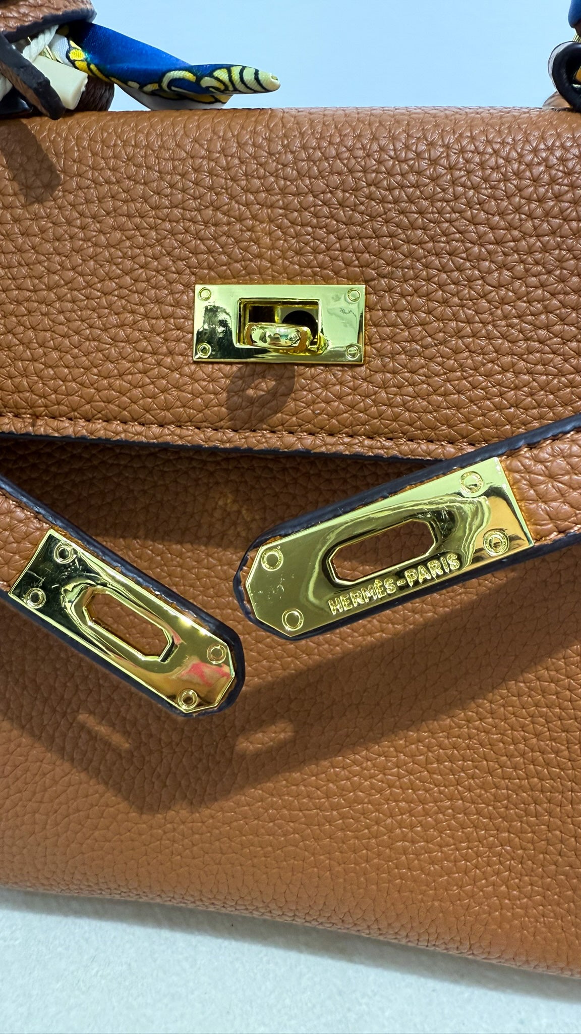 HERMES Borsa Kelly marrone chiaro
