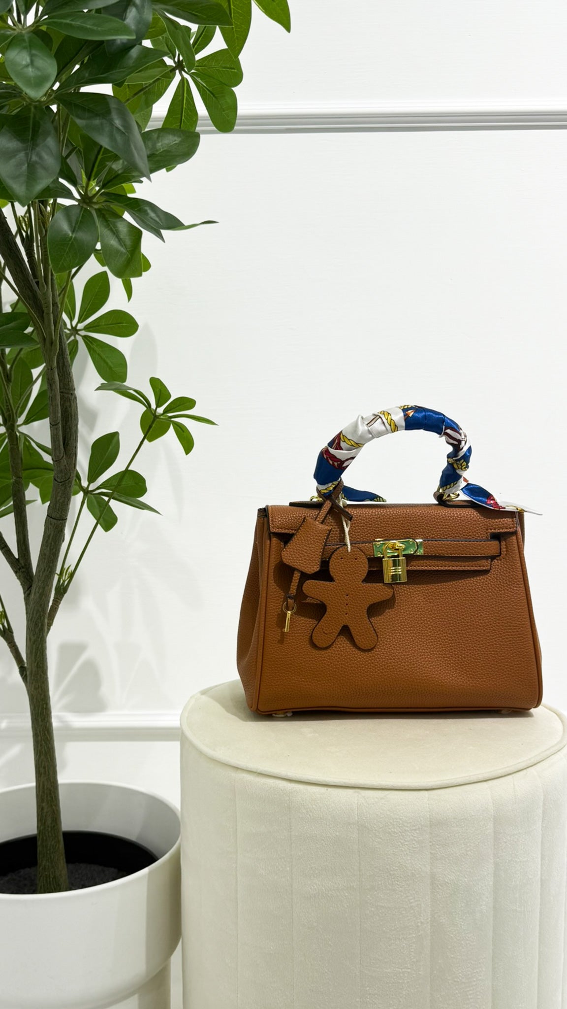 HERMES Borsa Kelly marrone chiaro