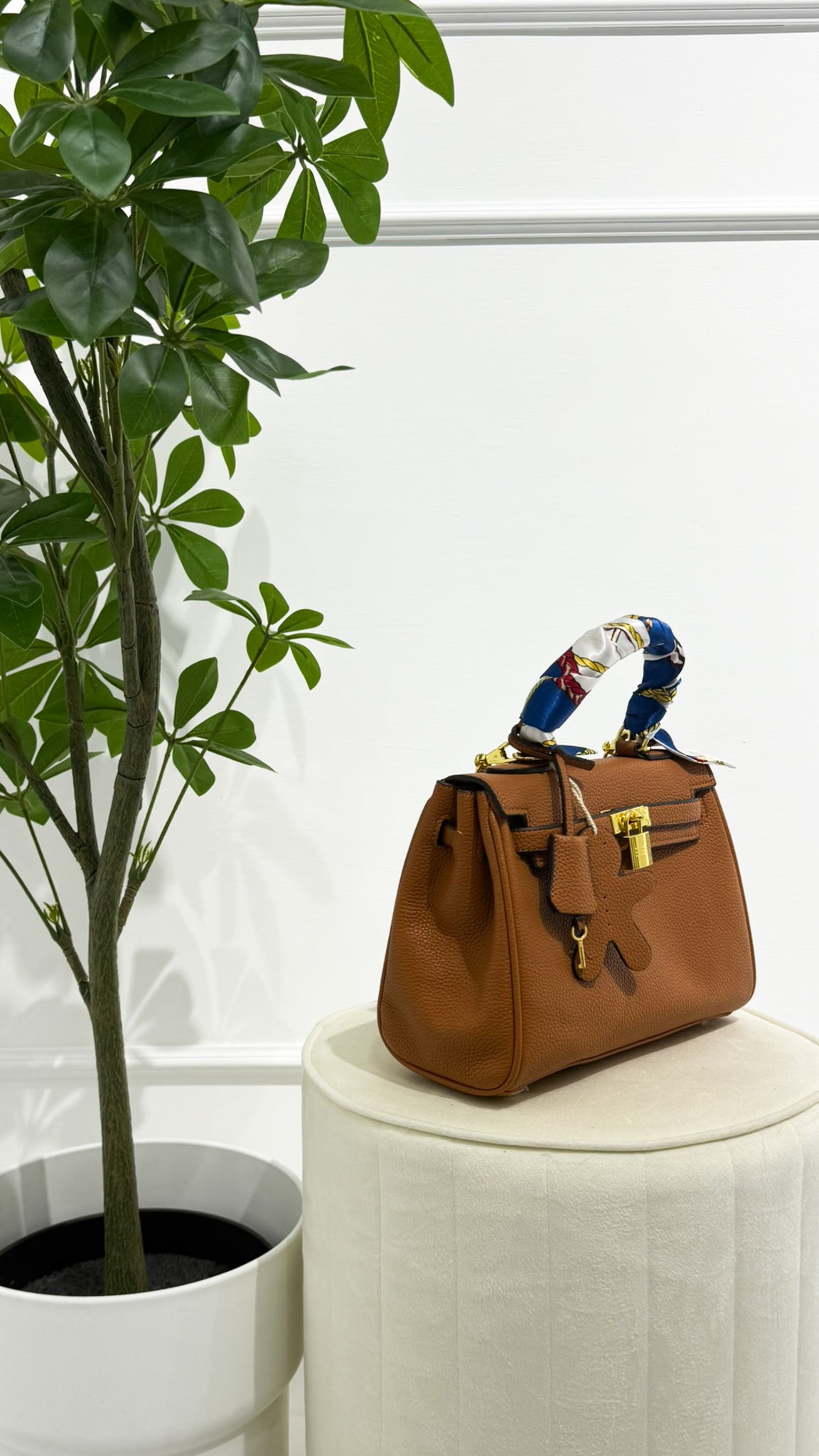 HERMES Borsa Kelly marrone chiaro