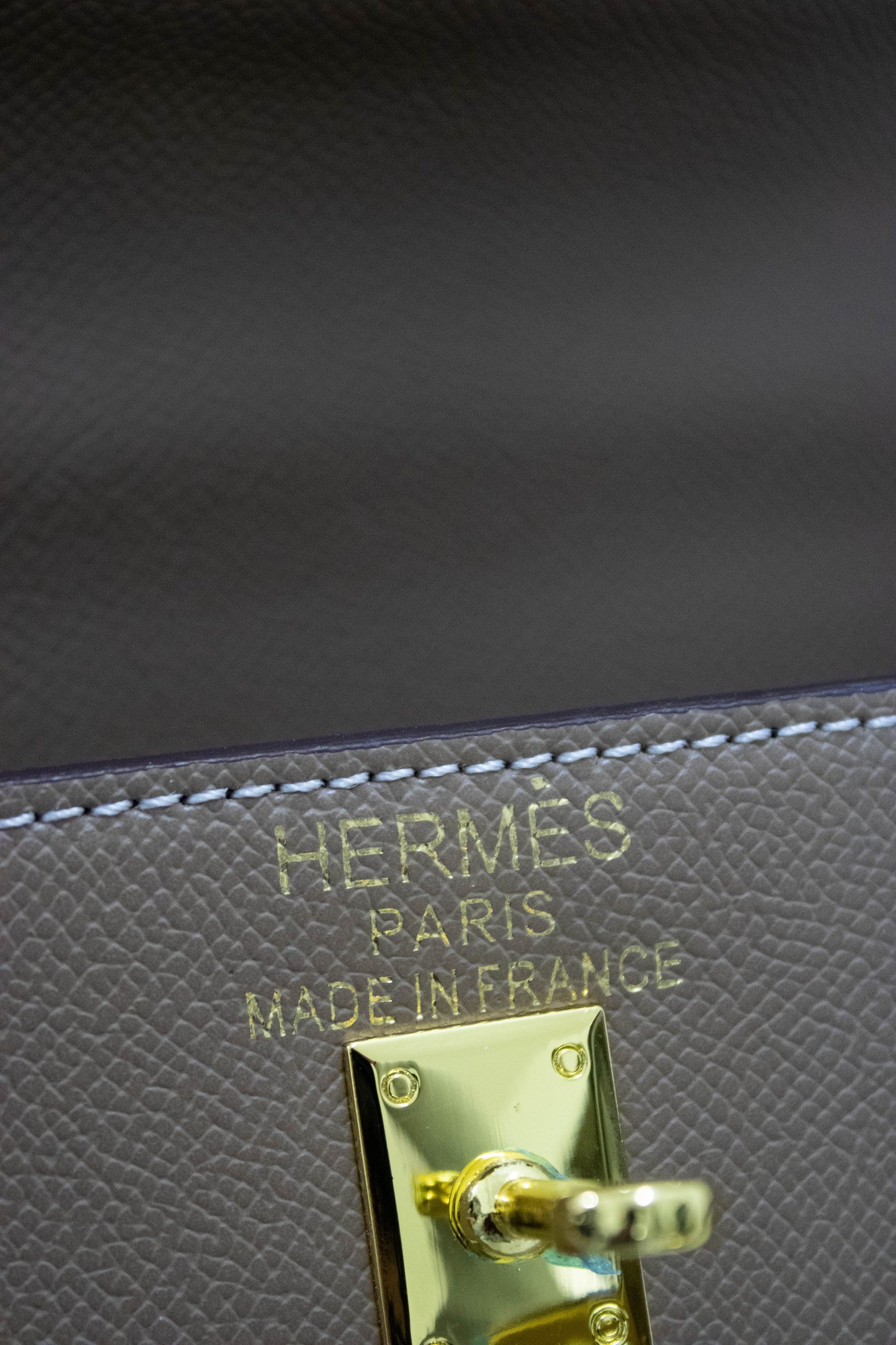 HERMES Borsa Kelly marrone scuro