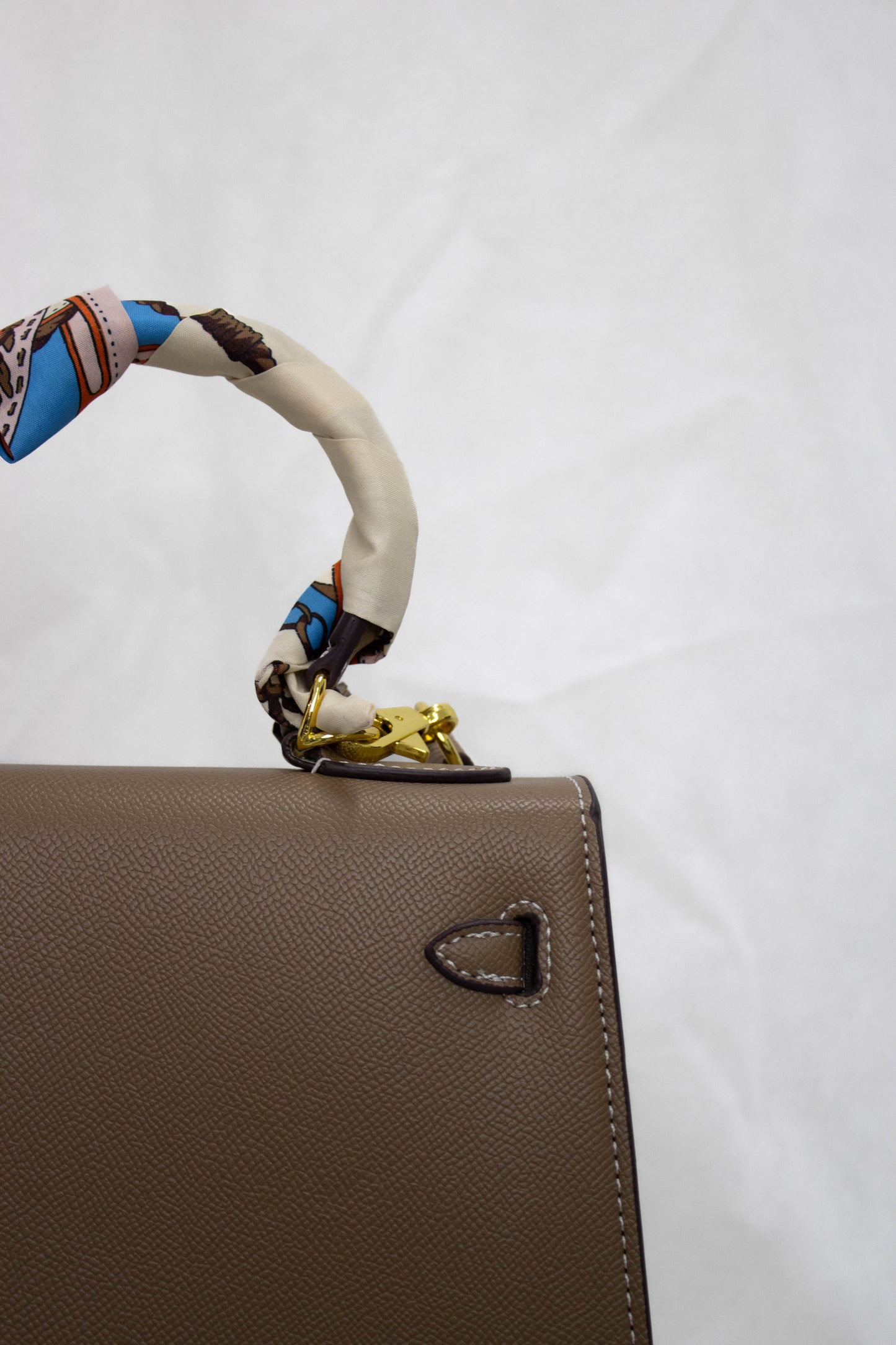 HERMES Borsa Kelly marrone scuro
