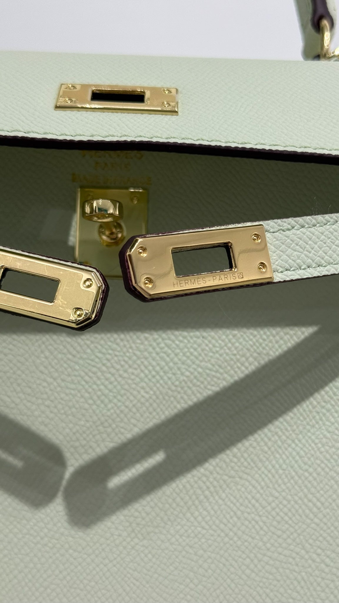 HERMES Borsa Kelly verde mela