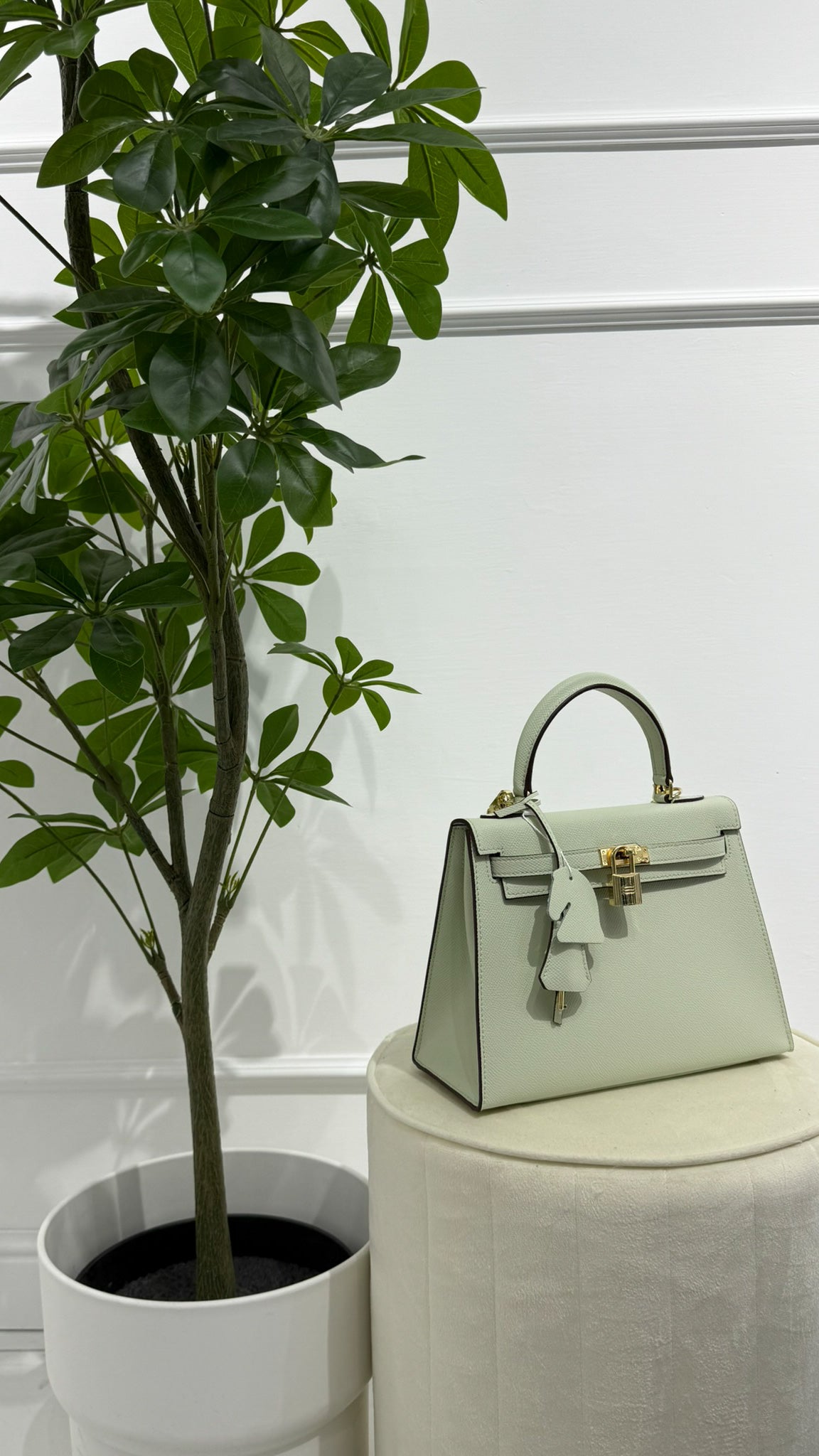 HERMES Borsa Kelly verde mela