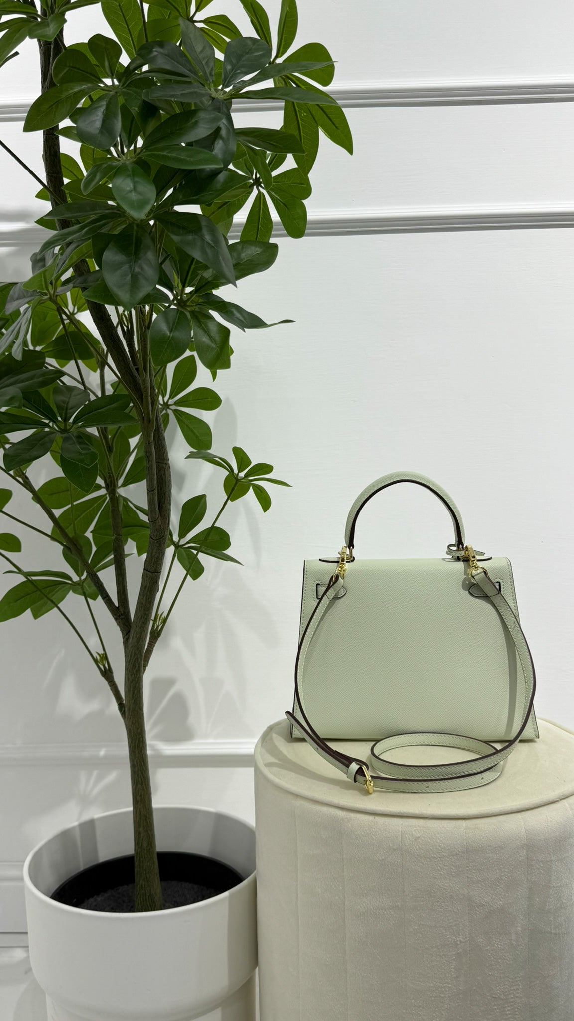 HERMES Borsa Kelly verde mela