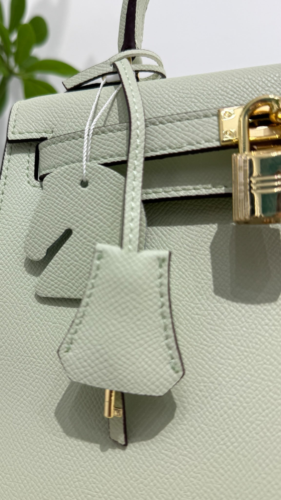 HERMES Borsa Kelly verde mela