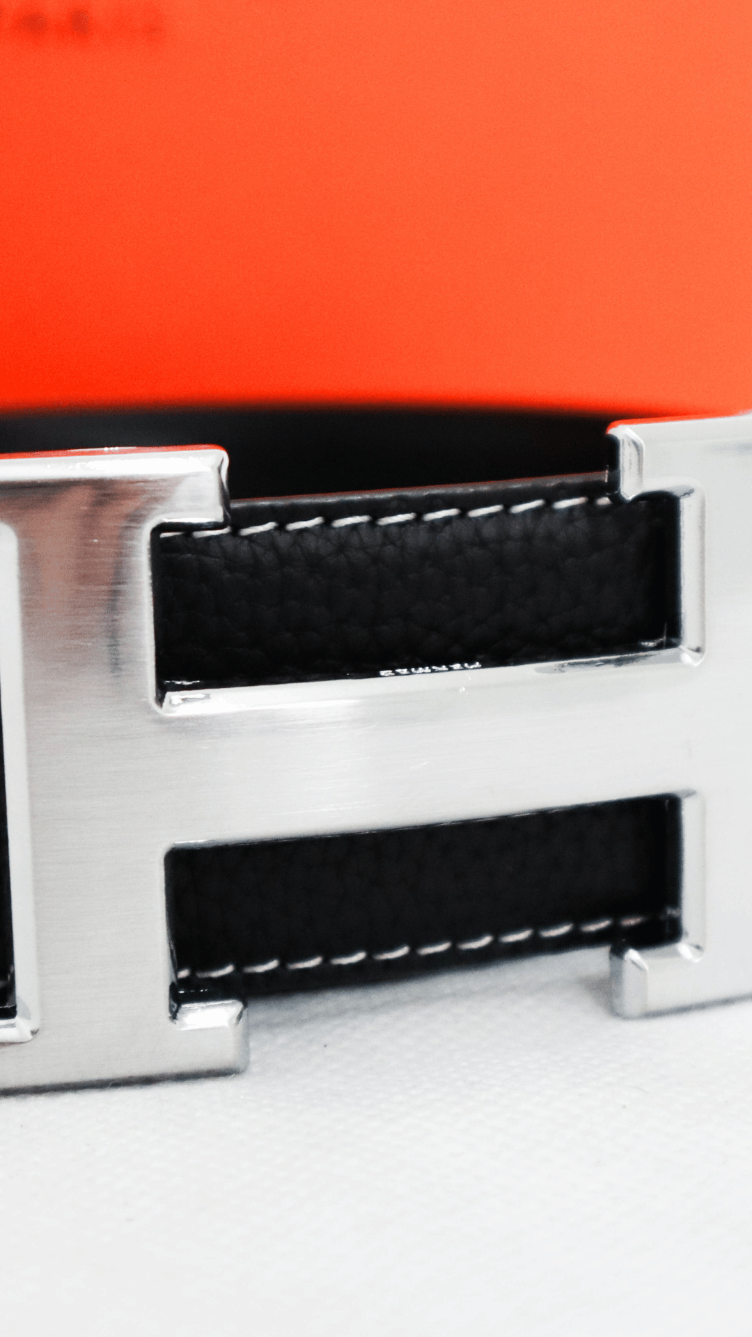 HERMES Cintura fibbia argento
