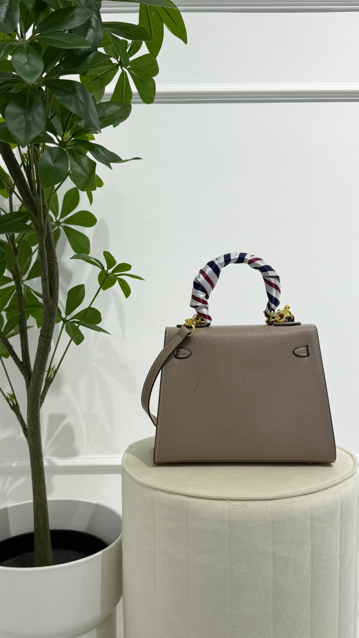HERMES Borsa Kelly marrone