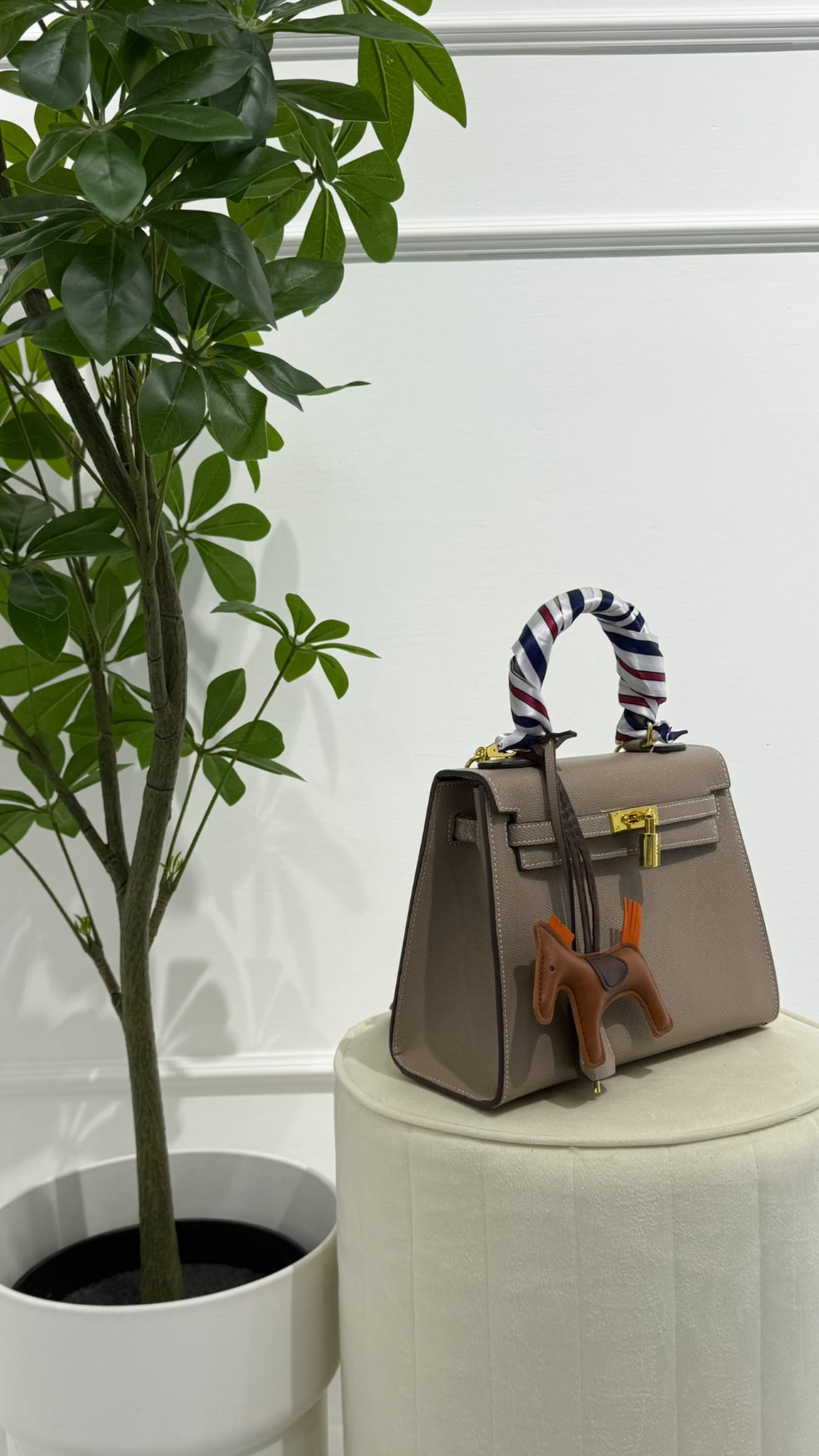 HERMES Borsa Kelly marrone