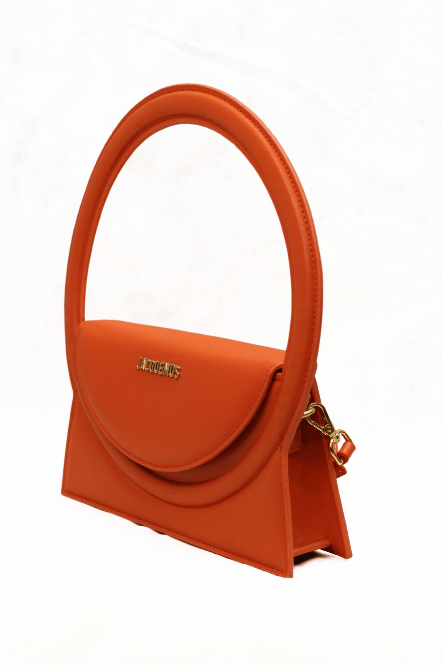 JACQUEMUS Borsa Le Sac Rond arancio