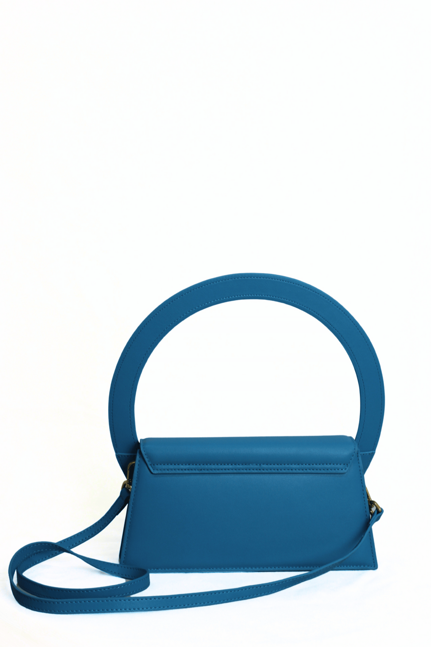 JACQUEMUS Borsa Le Sac Rond azzurra