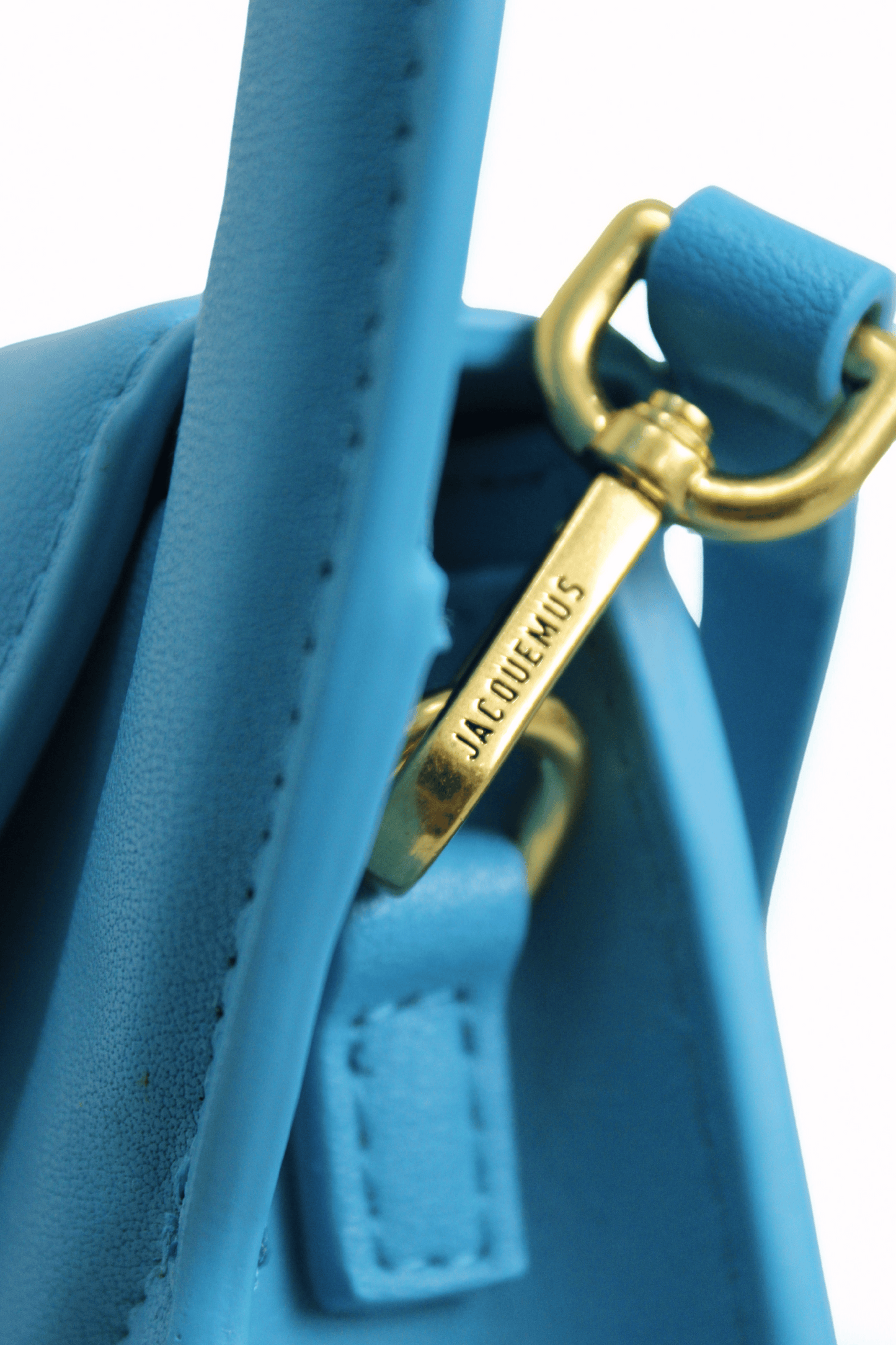 JACQUEMUS Borsa Le Sac Rond azzurra