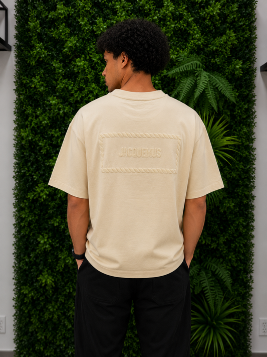 JACQUEMUS Embroided Back Logo T-Shirt