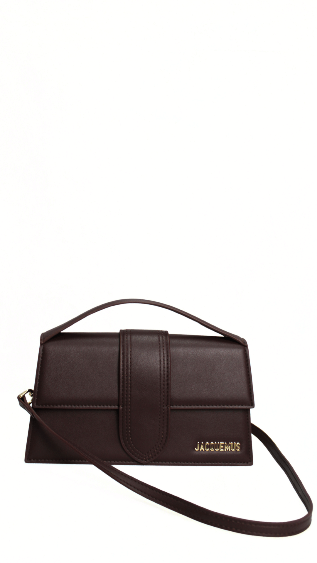 JACQUEMUS Tracolla Le Grand Bambino marrone scuro