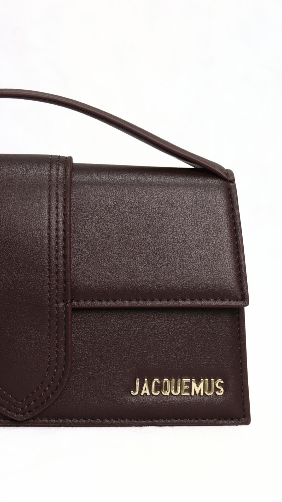 JACQUEMUS Tracolla Le Grand Bambino marrone scuro