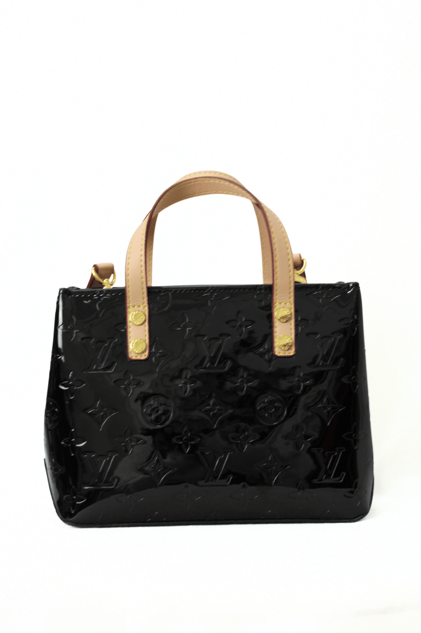 Louis Vuitton Borsa Reade nera verniciata
