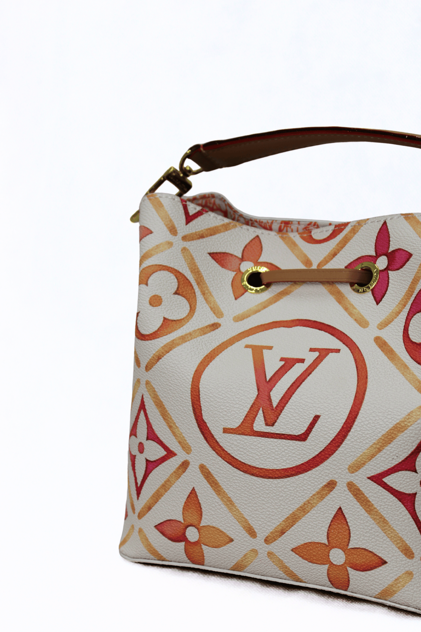 Louis Vuitton Borsa a mano Nano Noé arancio