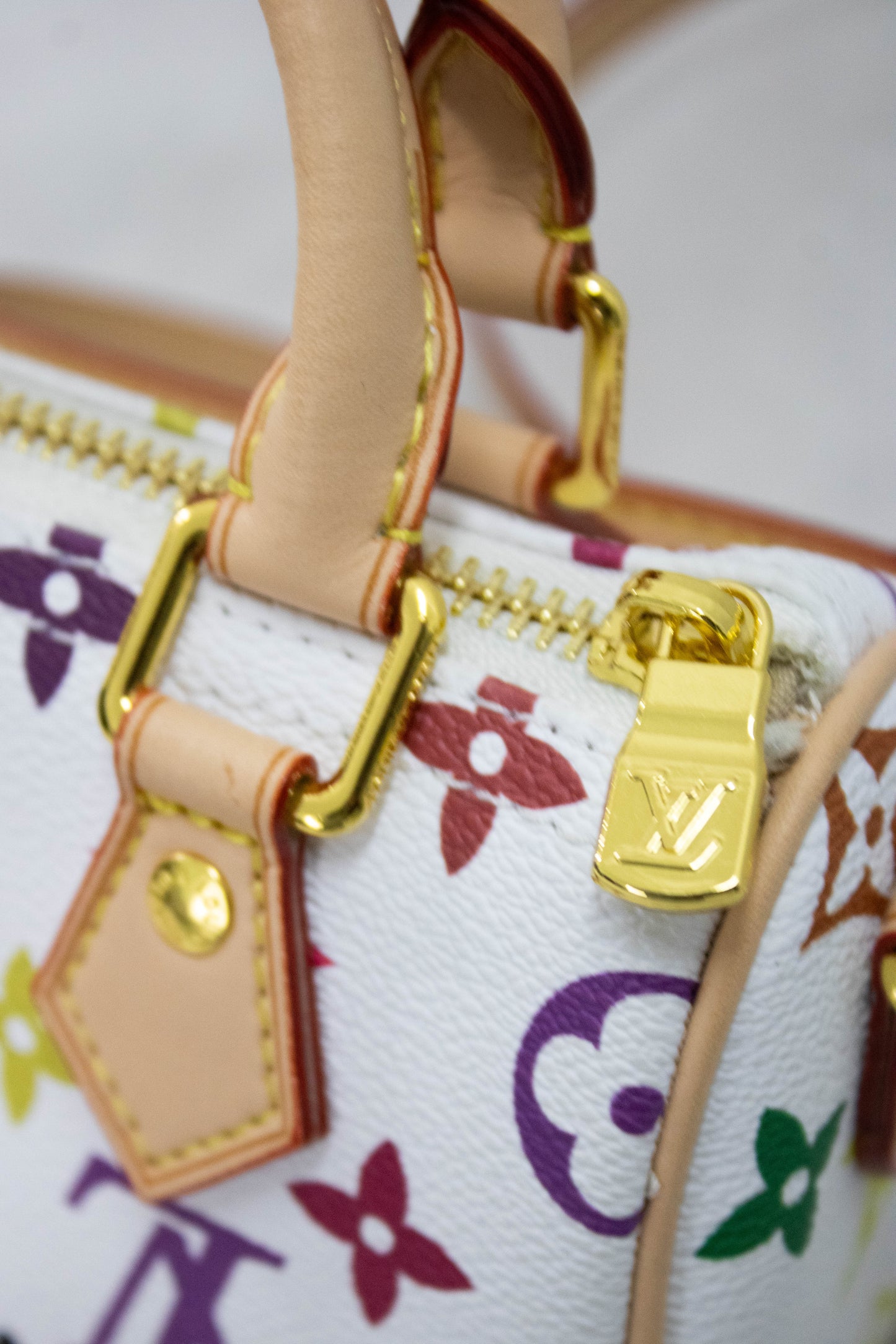 Louis Vuitton Borsa a mano Speedy mini two-way x Takashi Murakami