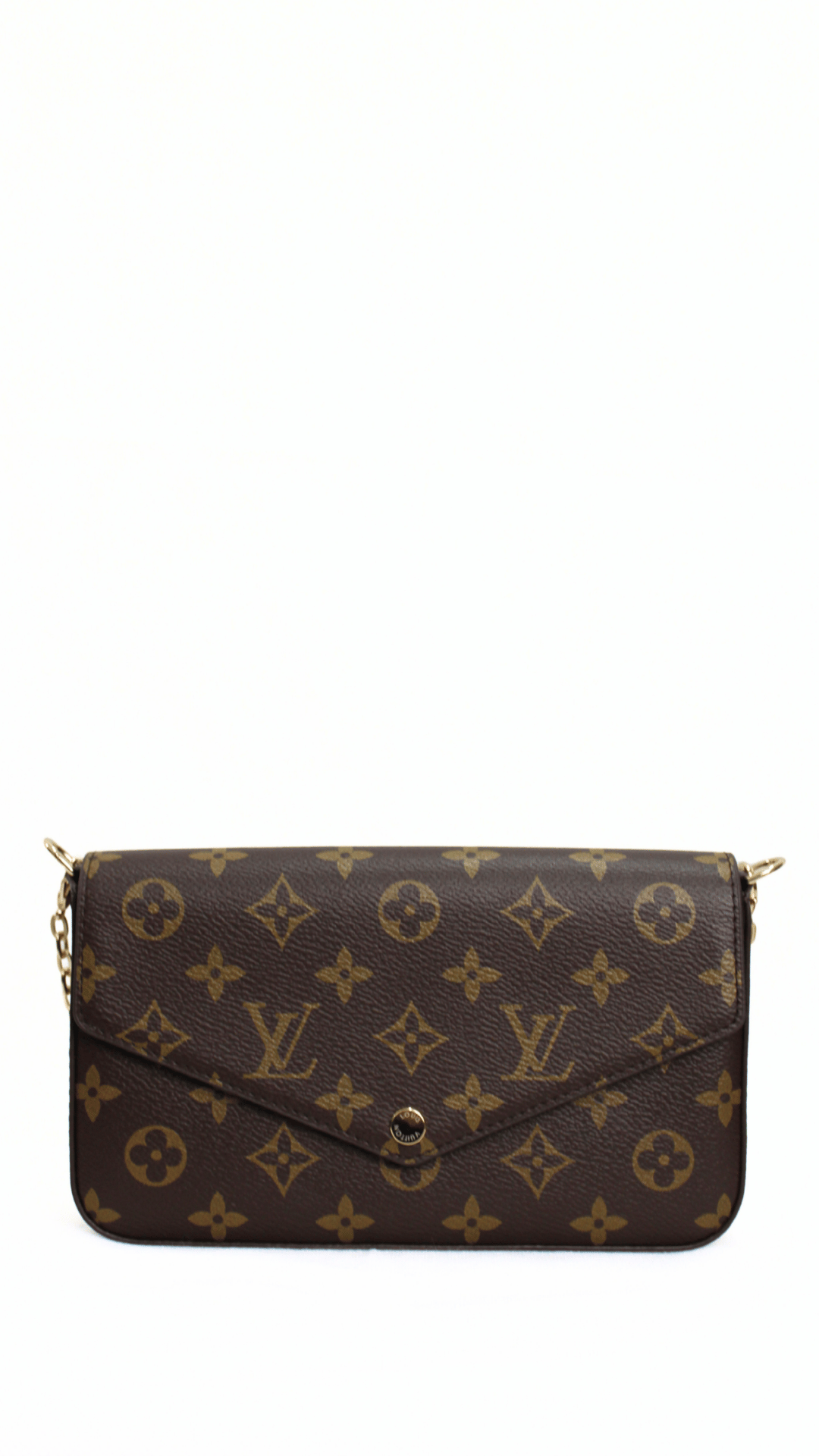 Louis Vuitton Pochette Felicie Monogram interni rossi