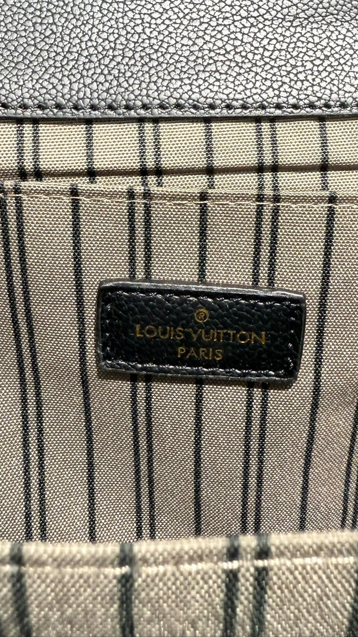 Louis Vuitton Pochette Métis Pelle Monogram Empreinte nera